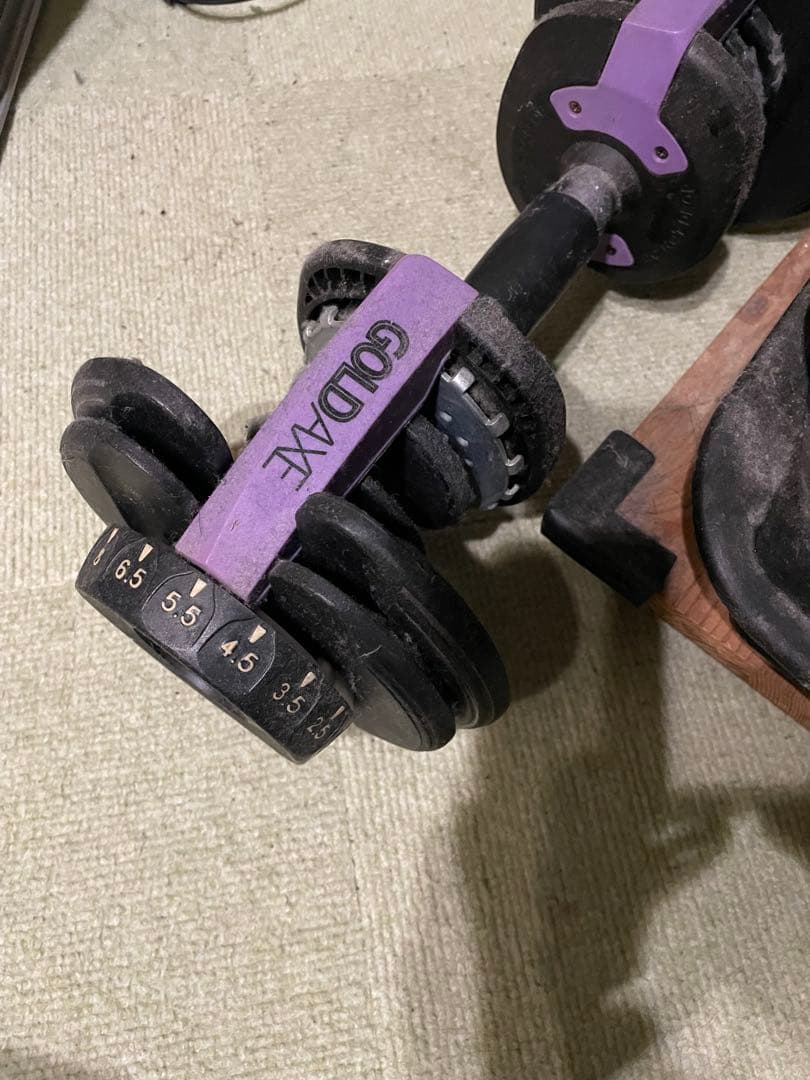 YUi　激安！可変式ダンベル 2.5-24kg 中古2個セット