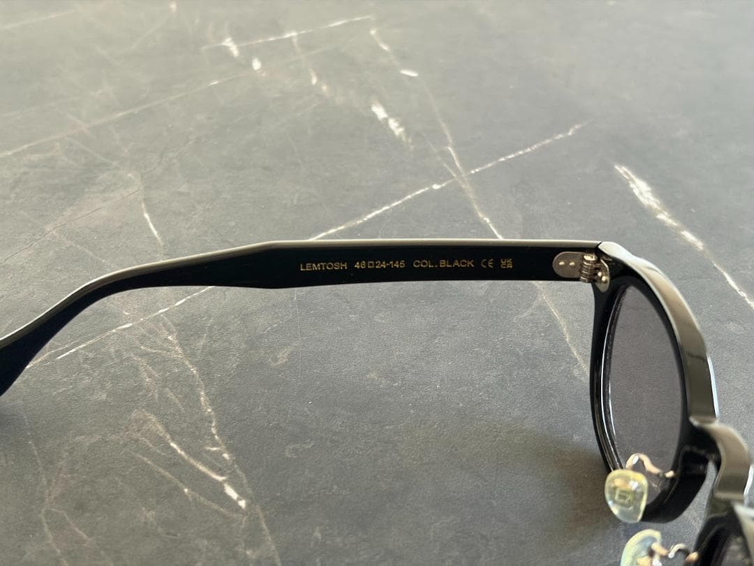 【美品】MOSCOT LEMTOSH 46 グレー 濃度 25%