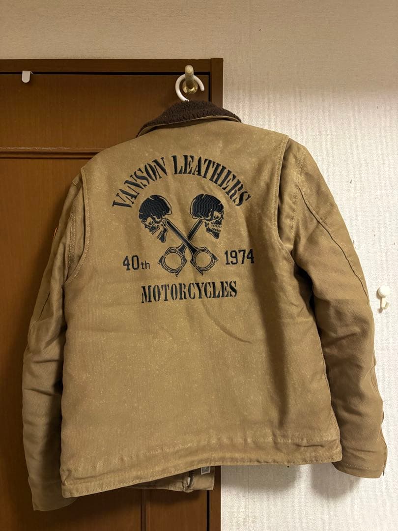 美品/40周年記念　VANSON COTTONS N-1タイプ デッキジャケット
