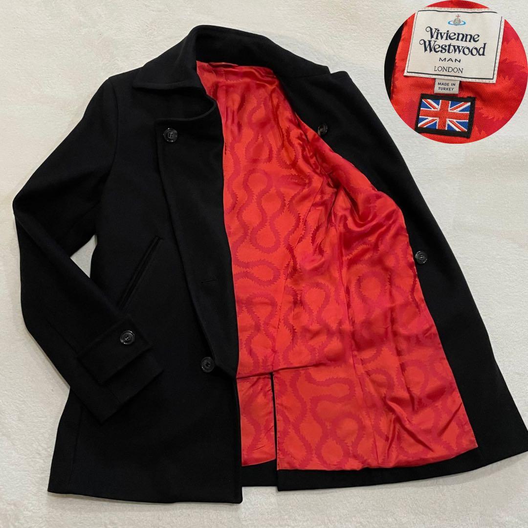 ヴィヴィアンウエストウッド ウールジャケット　　アシメ　スクイグル　インポート