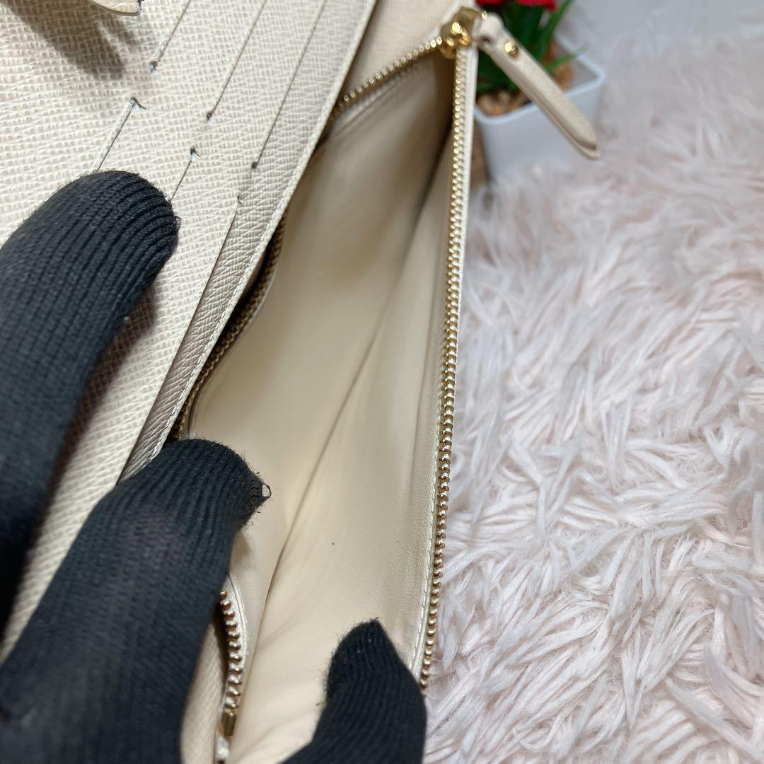 極美品 ルイヴィトン ダミエ アズール ポルトフォイユ アンソリット 長財布