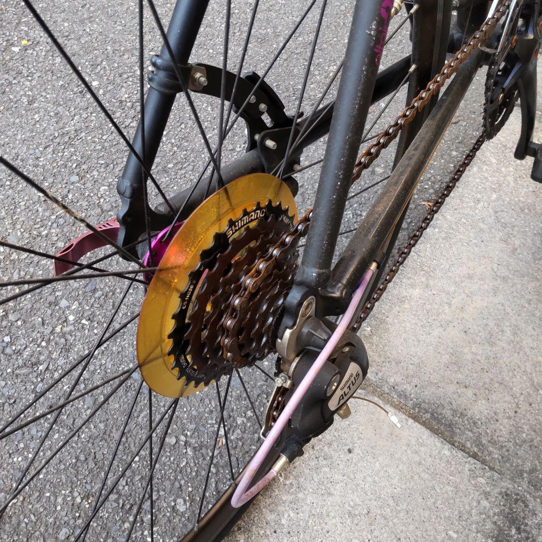 Fuji ロードバイク ブラック/パープル