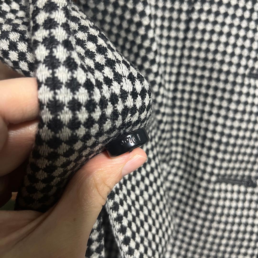 Christian Dior 千鳥紋テーラードジャケット厚手