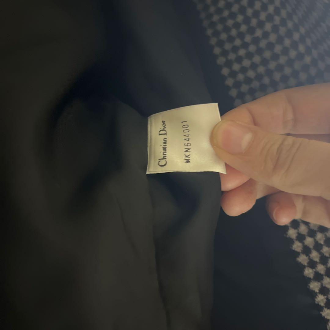 Christian Dior 千鳥紋テーラードジャケット厚手