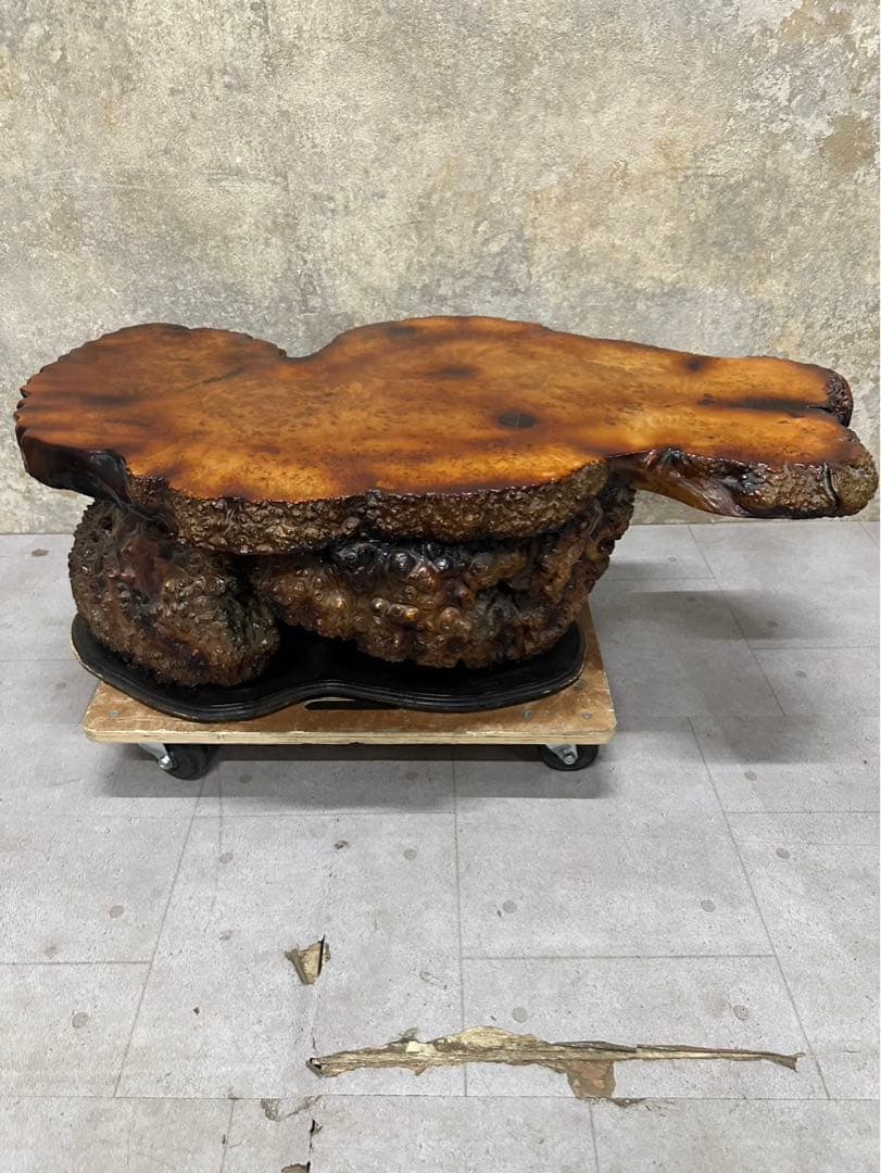 天然木 瘤 コブ 一枚板テーブル アンティーク ヴィンテージ インテリア