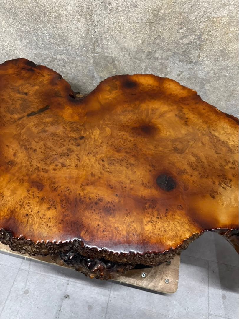 天然木 瘤 コブ 一枚板テーブル アンティーク ヴィンテージ インテリア