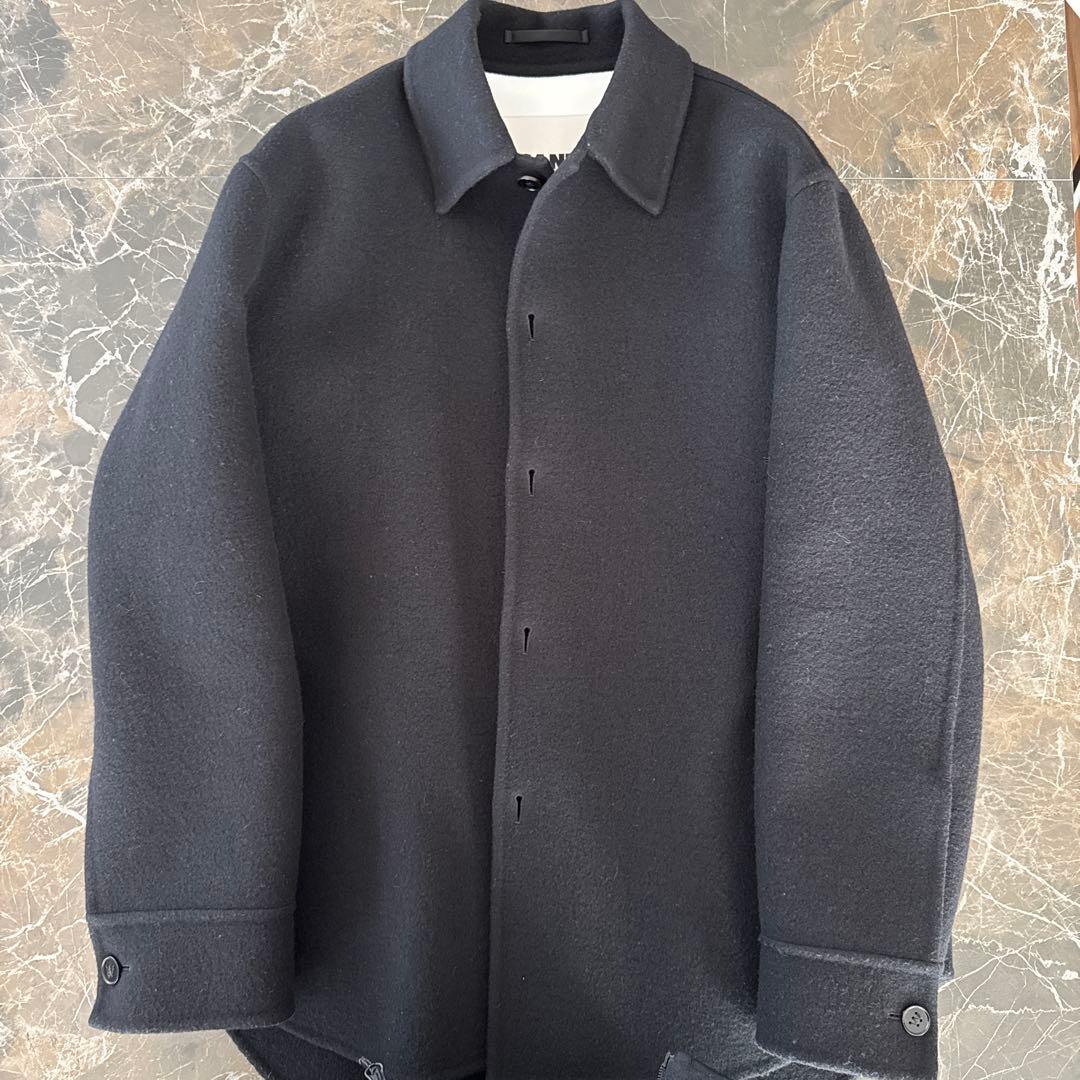 JIL SANDER ワードローブシリーズ　ウールオーバーシャツコート