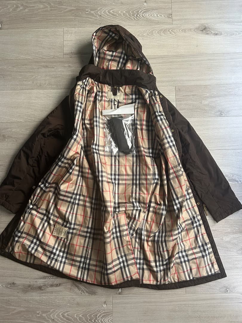 極美品 BURBERRY ロンドン 2way コート ノバチェック ブラウン
