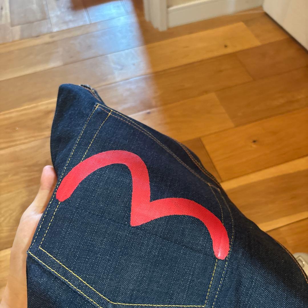 Evisu jeans No3 カモメ バギーショーツ デニム