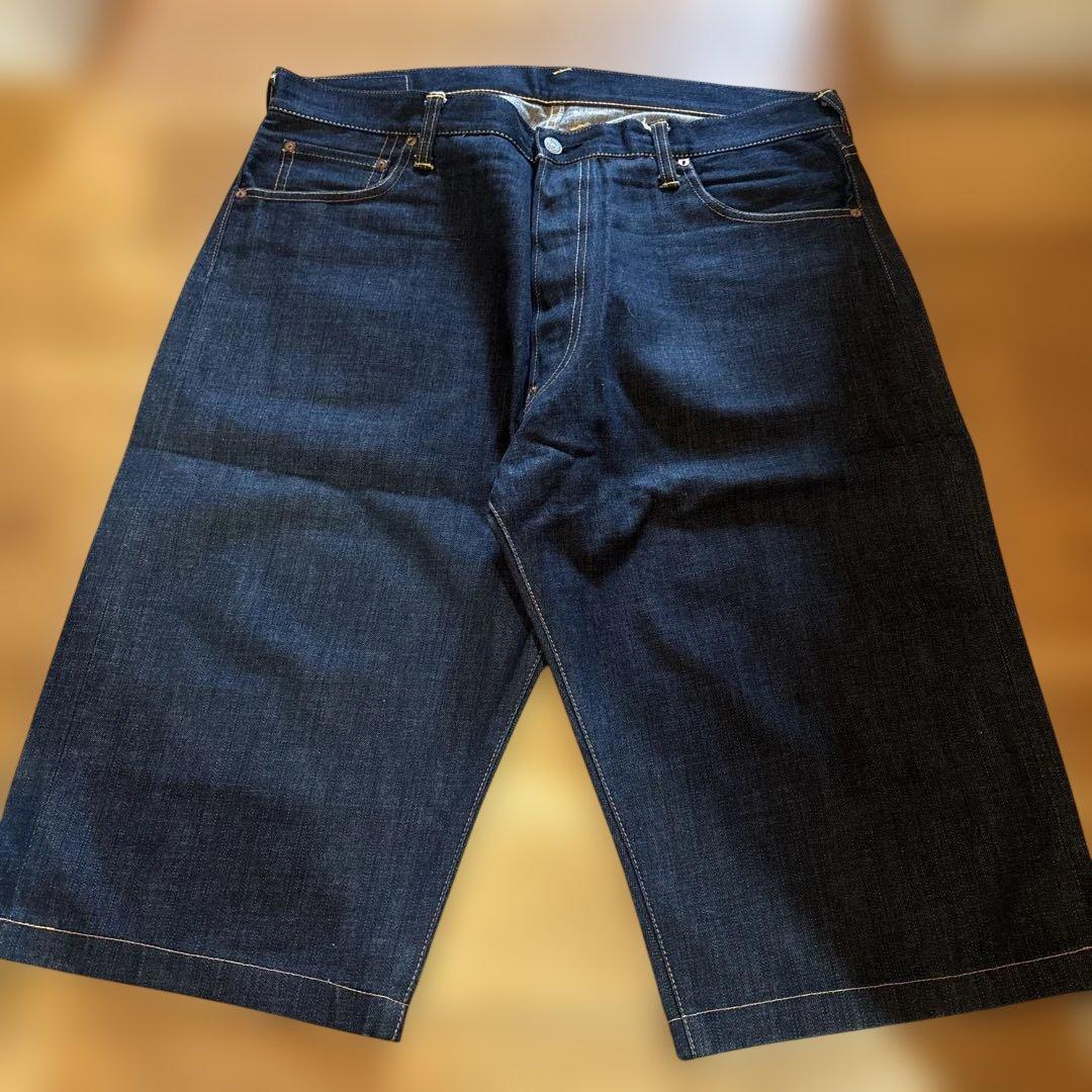 Evisu jeans No3 カモメ バギーショーツ デニム