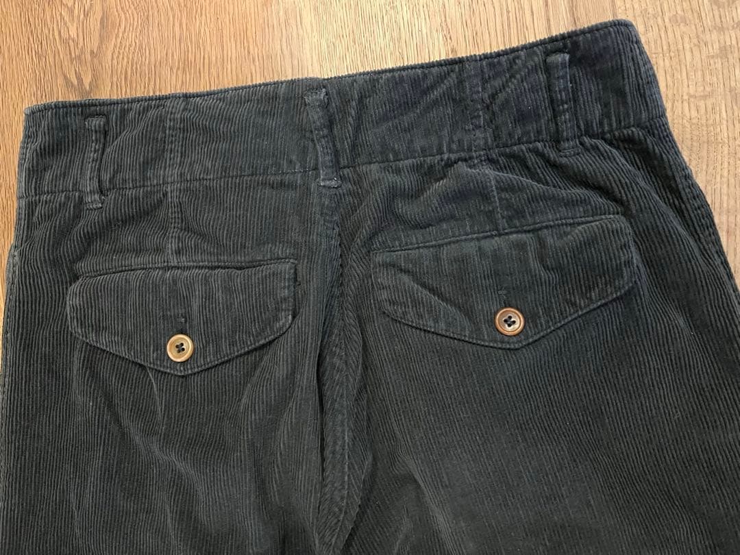 コムデギャルソンシャツ　パンツ　コーデュロイ　ブラック　製品洗い　アーカイブ