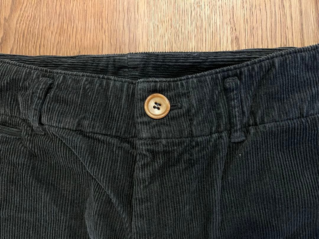 コムデギャルソンシャツ　パンツ　コーデュロイ　ブラック　製品洗い　アーカイブ