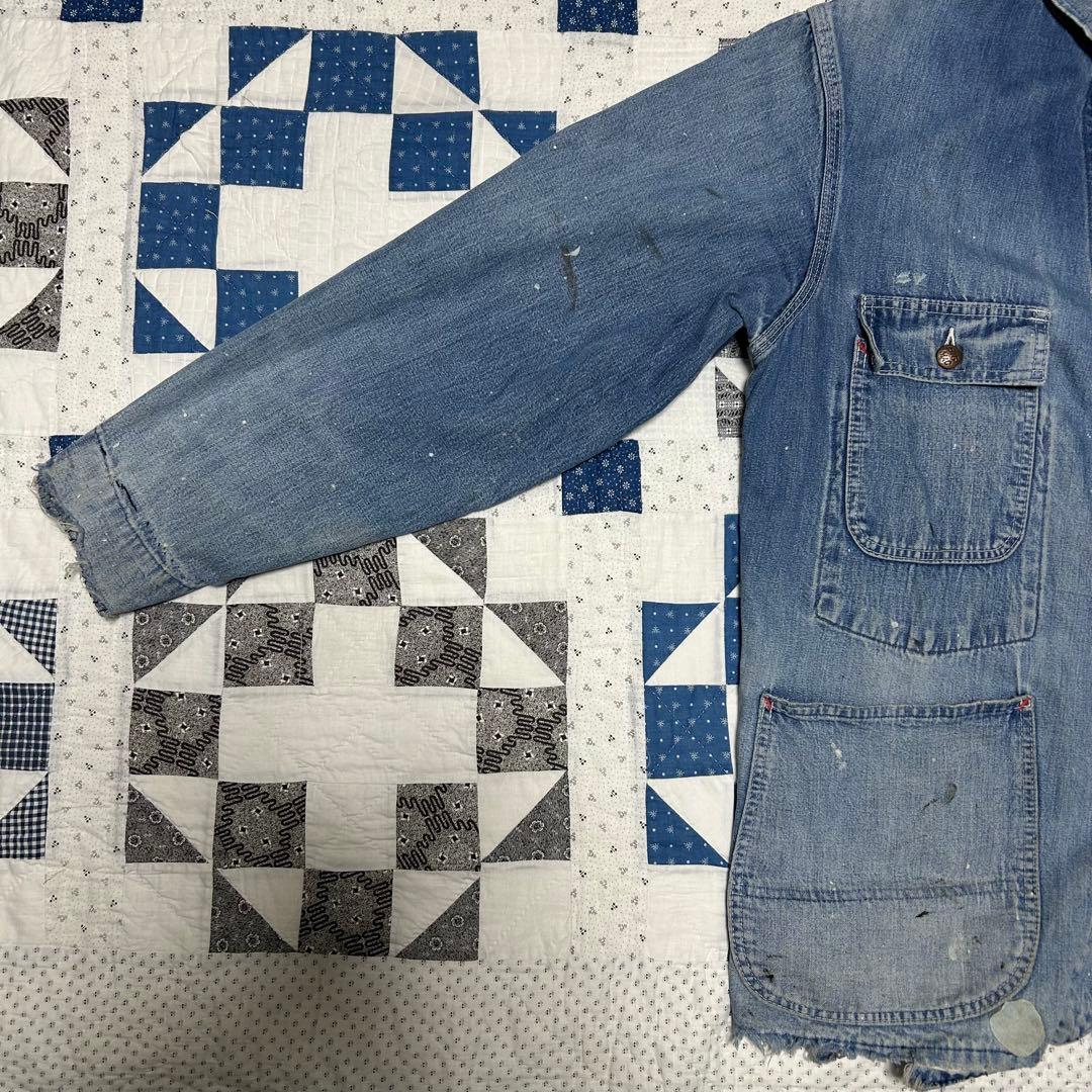 コーヒー 60s BIG MAC DENIM COVERALL 40相当