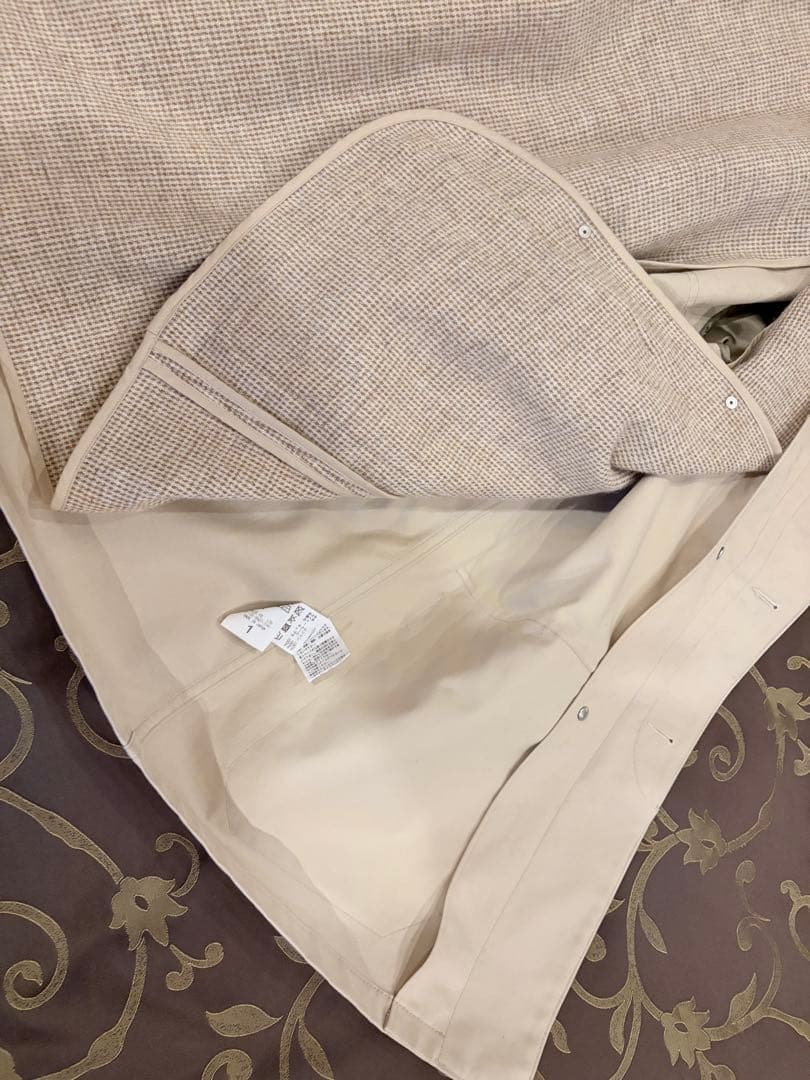 AURALEE 22AW COTTON OILED CANVAS ライナー付き