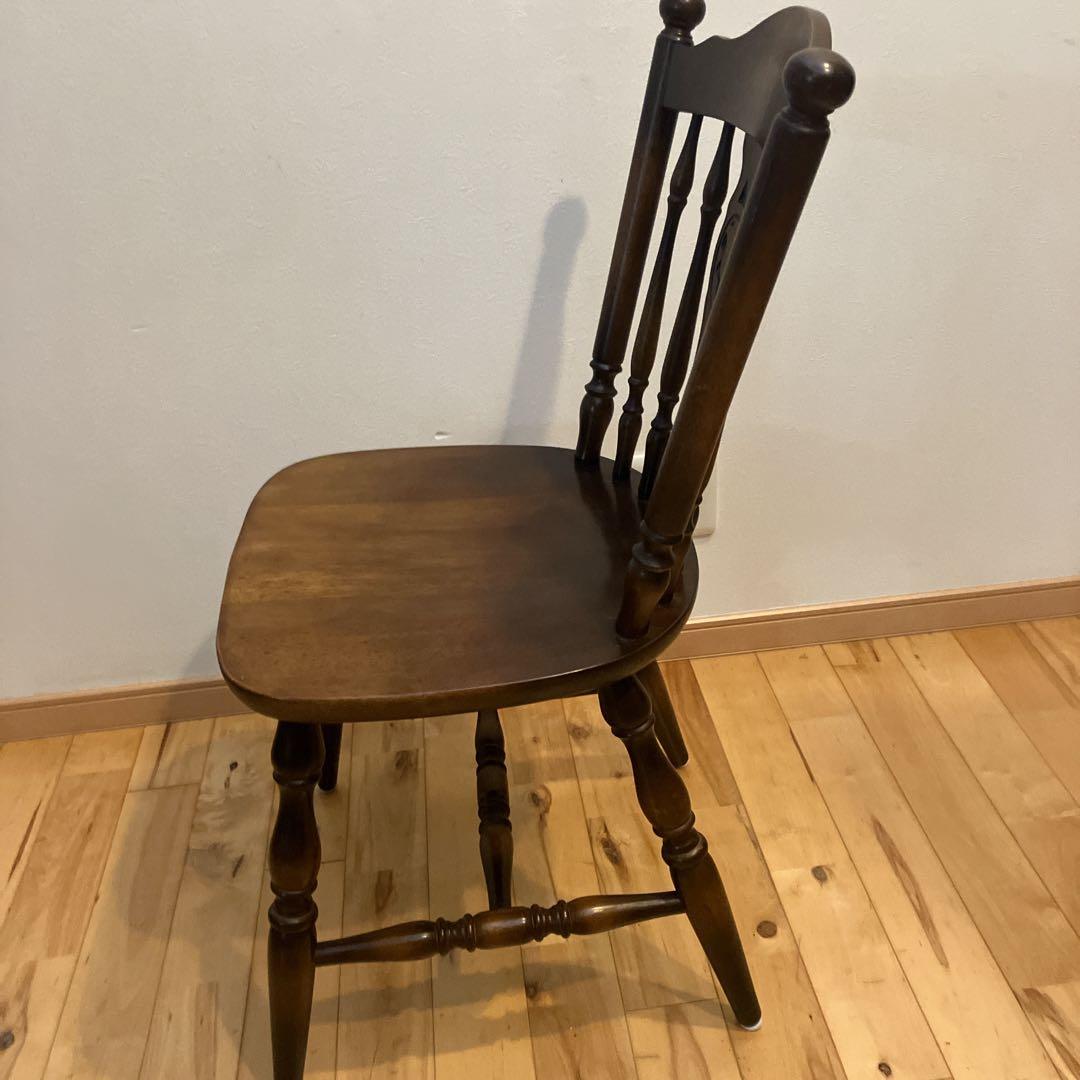 飛騨産業　キツツキ　ビンテージ　木製の椅子　ウィンザーチェア