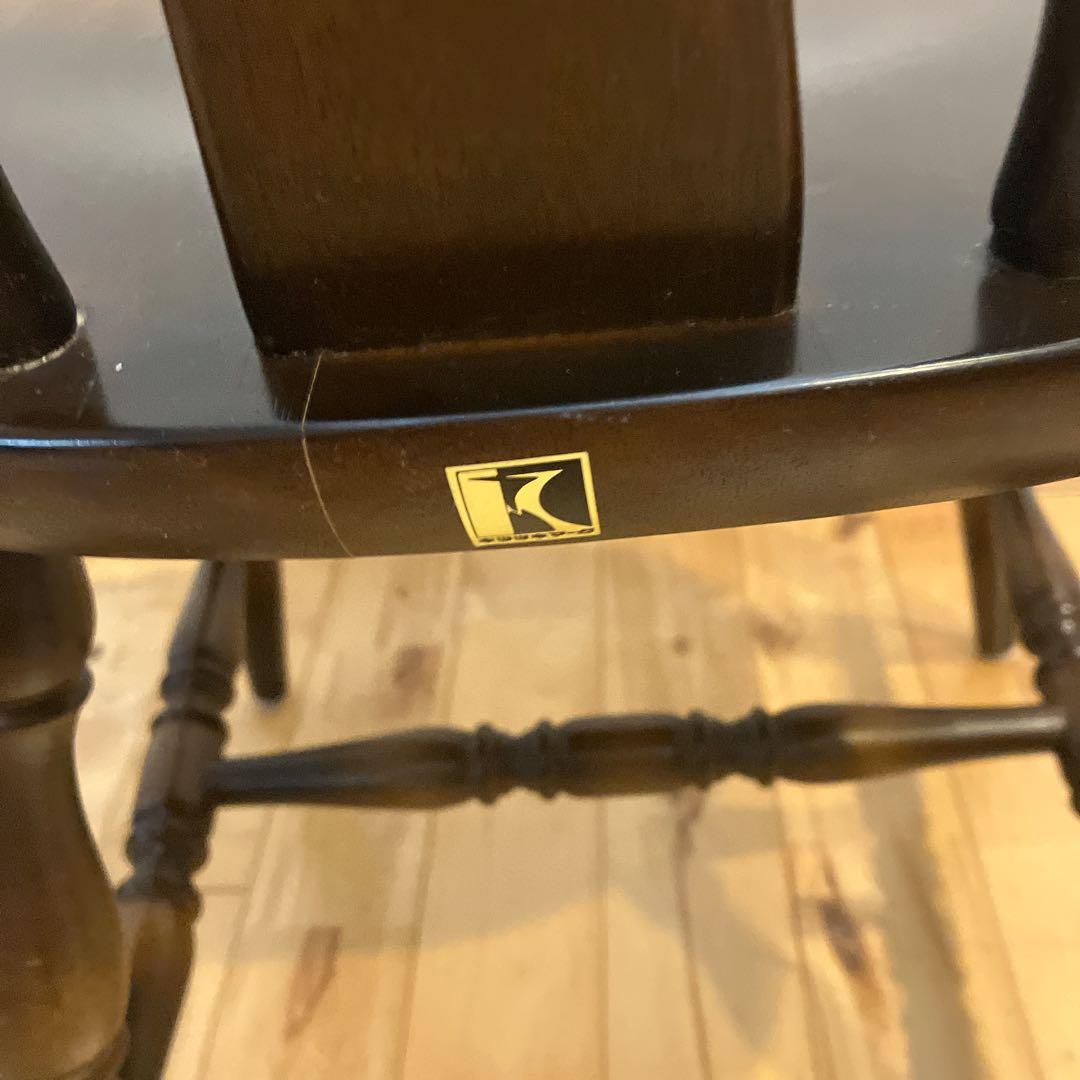 飛騨産業　キツツキ　ビンテージ　木製の椅子　ウィンザーチェア