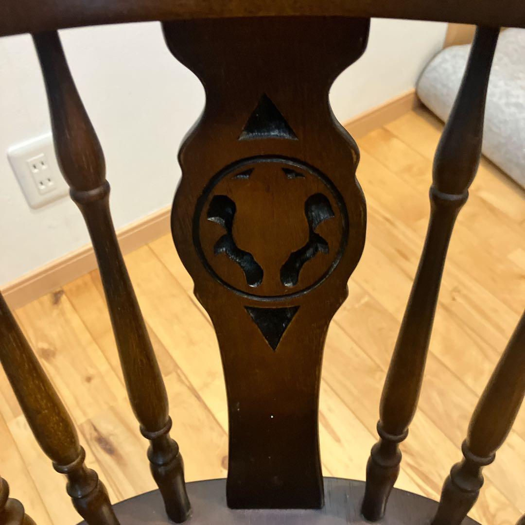 飛騨産業　キツツキ　ビンテージ　木製の椅子　ウィンザーチェア