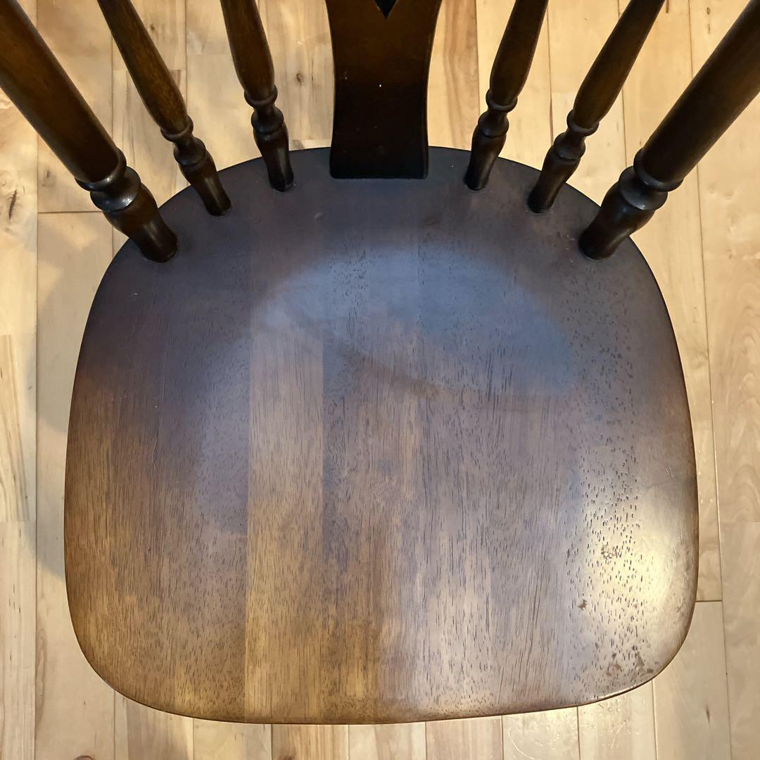 飛騨産業　キツツキ　ビンテージ　木製の椅子　ウィンザーチェア