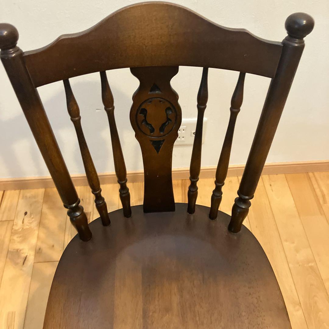 飛騨産業　キツツキ　ビンテージ　木製の椅子　ウィンザーチェア