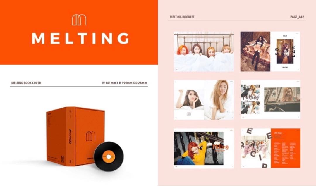 直筆サイン⭐️MAMAMOO⭐️1st Album『MELTING』 ファンサイン会