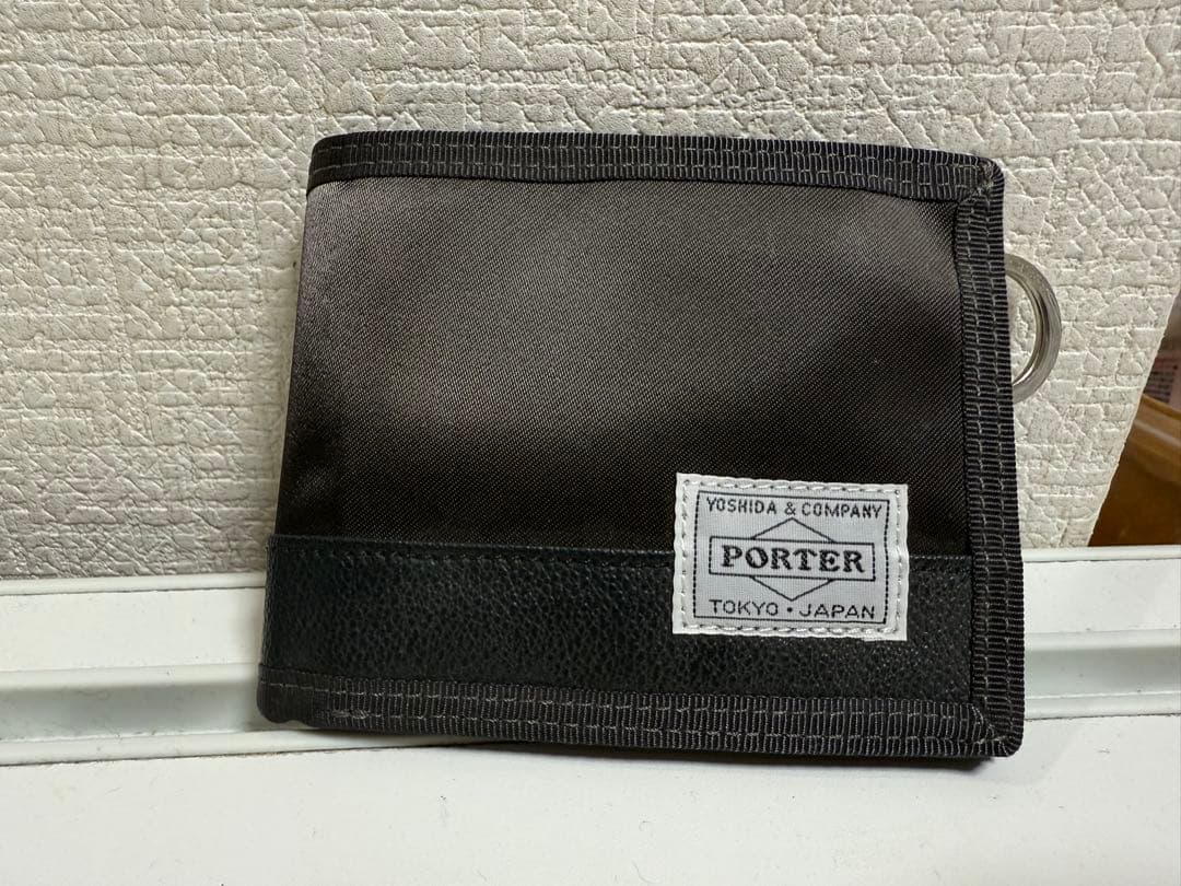 PORTER ブラウン二つ折り財布