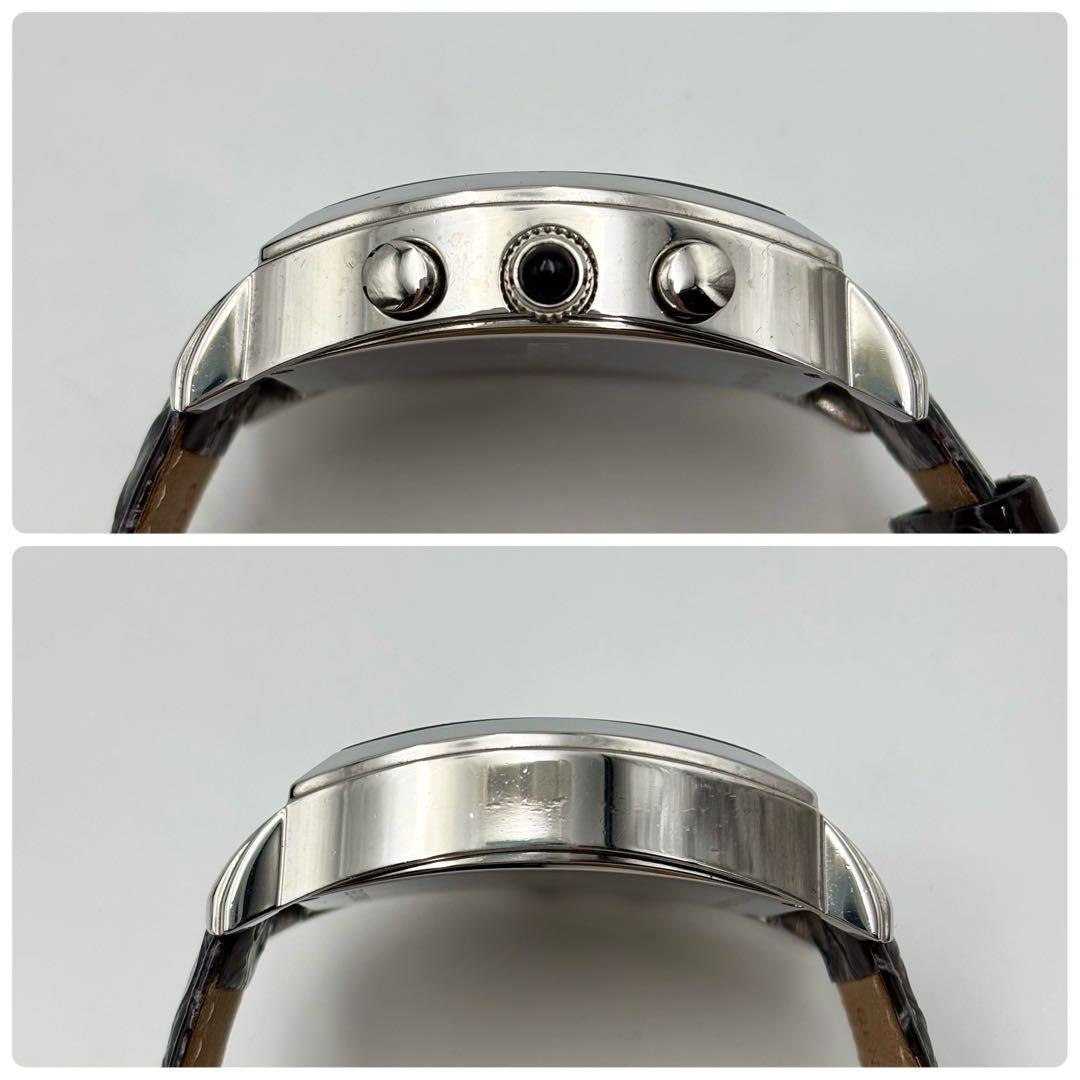 極美品 ロンワンズ 世界250本限定 ダイヤモンド オニキス クロノグラフ