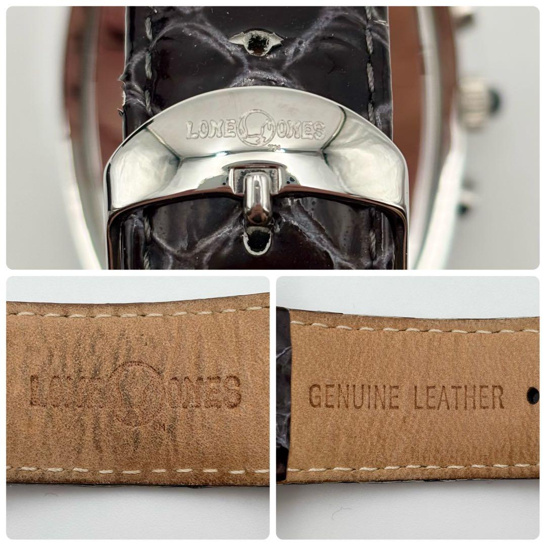 極美品 ロンワンズ 世界250本限定 ダイヤモンド オニキス クロノグラフ