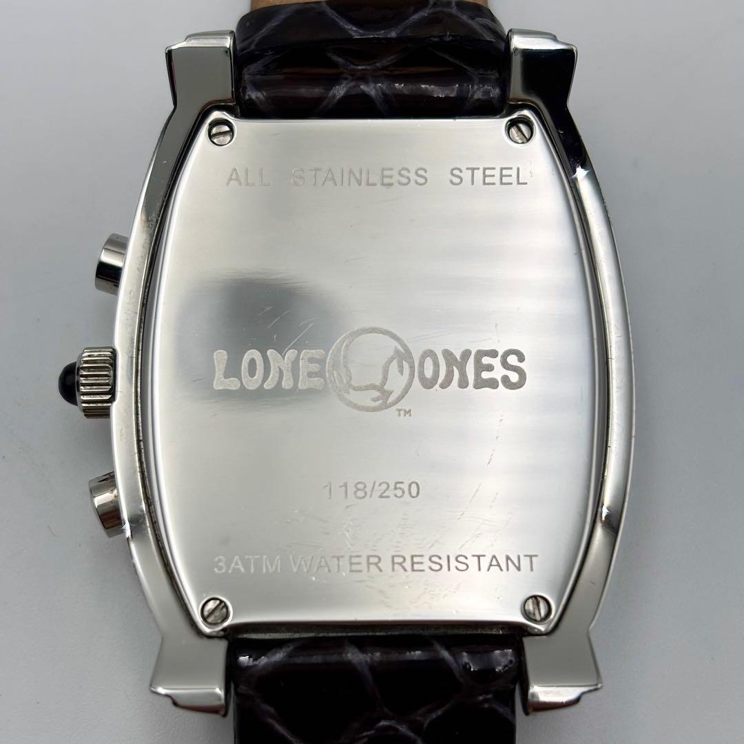 極美品 ロンワンズ 世界250本限定 ダイヤモンド オニキス クロノグラフ