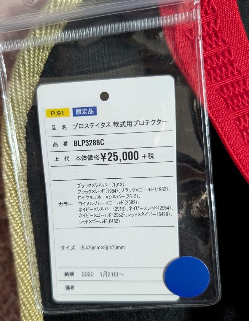 ぱ*ん様 サイン有りZETT プロステイタス キャッチャー防具 プロテクター／J