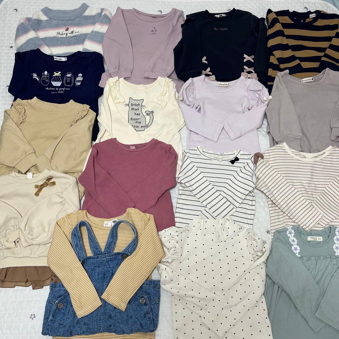 女の子　子供服　90〜95サイズ　秋冬　まとめ売り　50点　おまけ付き