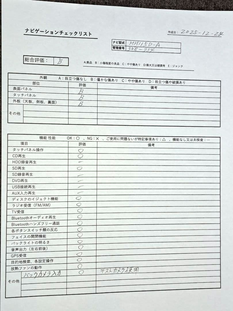 2017年地図◆日産純正 MM115D-A BTオーディオ・地デジTV◆動作良好