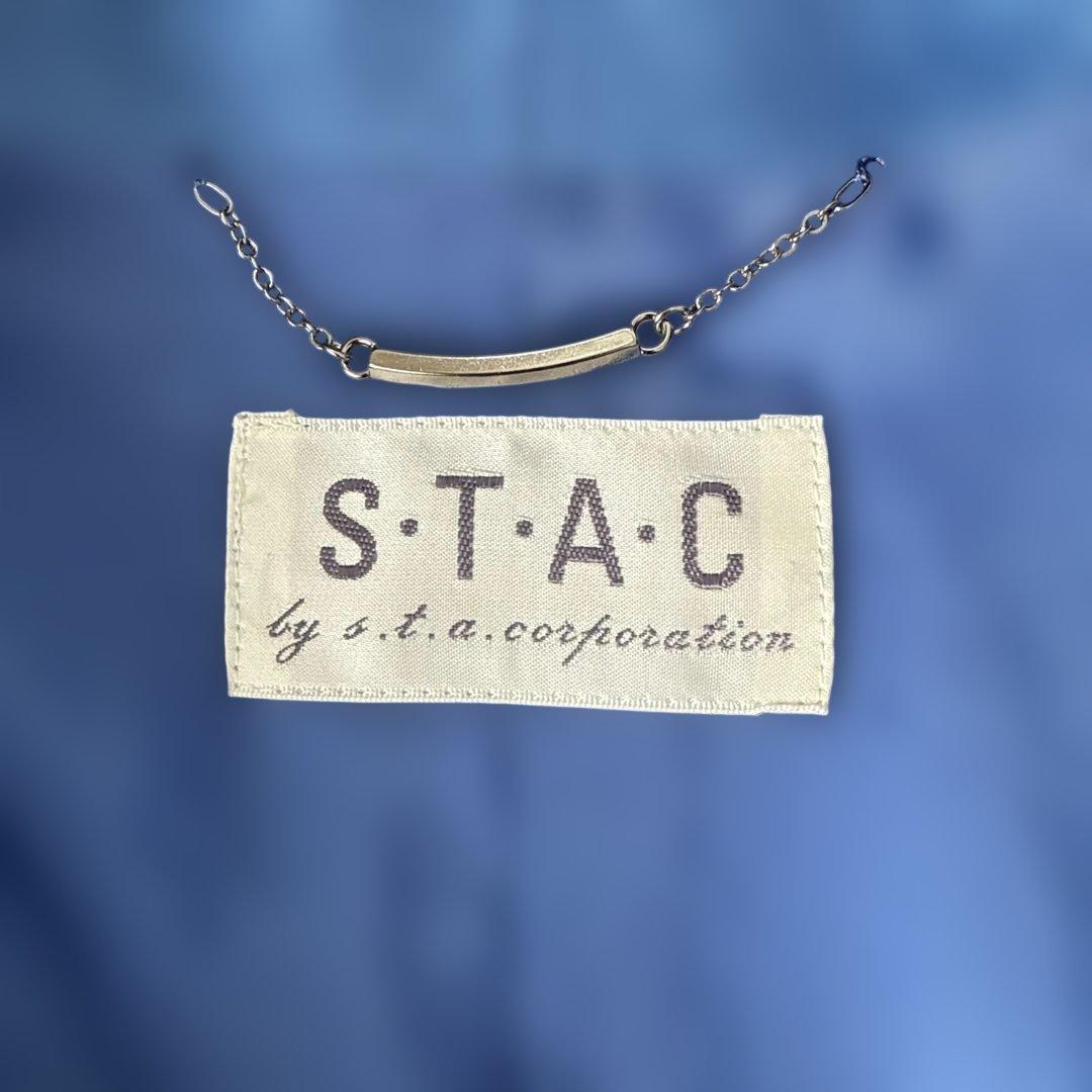 スタック S.T.A.C 銀座マギー ジャケット 42 ブルー美品