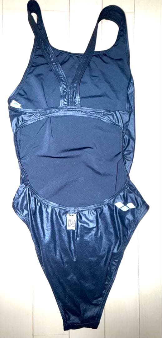 希少arena 海外版X-FLAT POWER SKIN ブラック 競泳水着