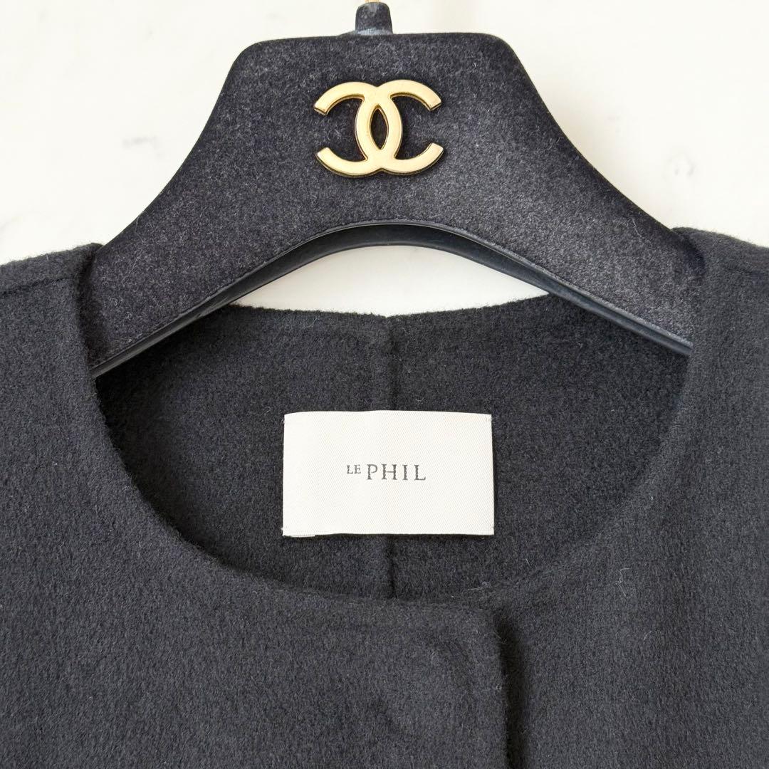 23AW❤️LE PHIL ルフィル　ライトリバージレ　QR ブラック　Mサイズ