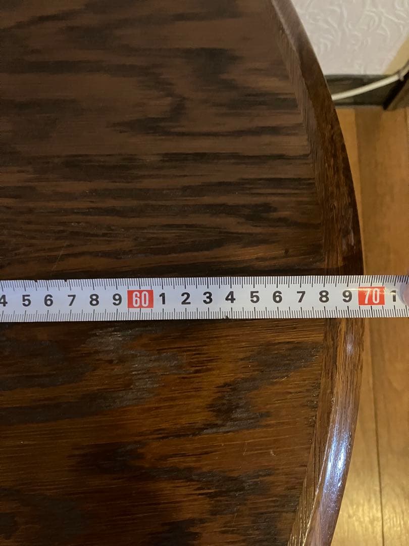 いずみ様売約済み 飛騨産業　木製ローテーブル　ダークブラウン キツツキ