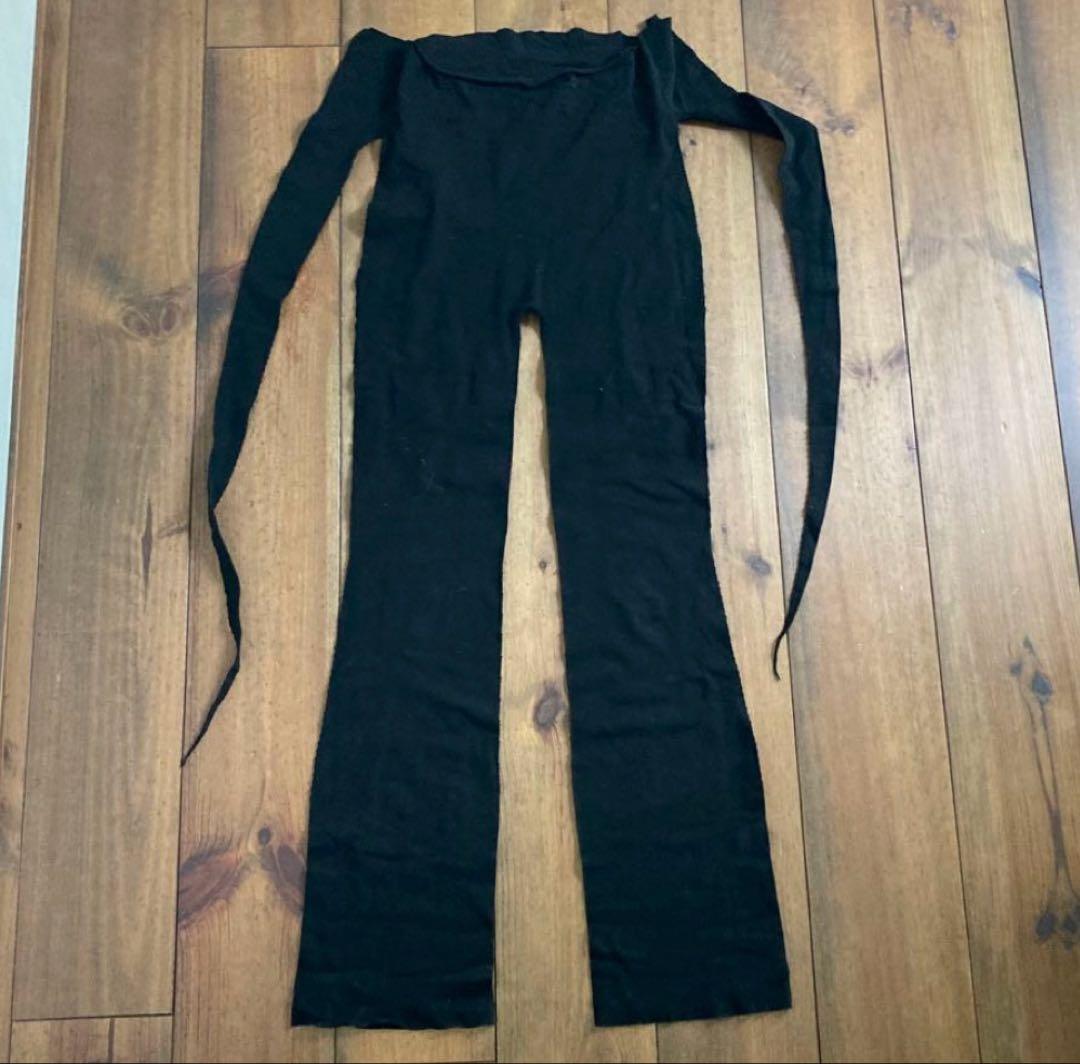 issey miyake パンツ 黒