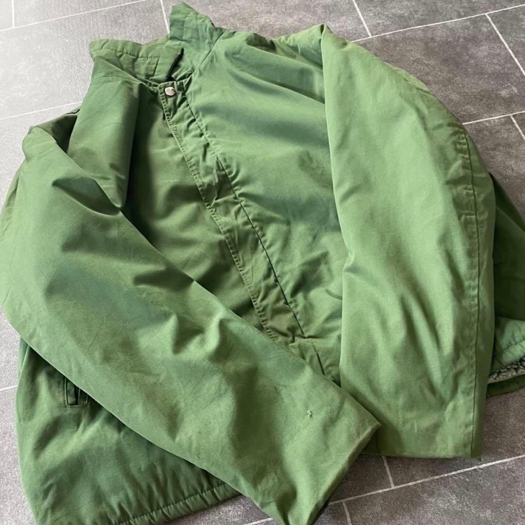 70-80's vintage 古着 裏ボア ミリタリージャケット カーキ