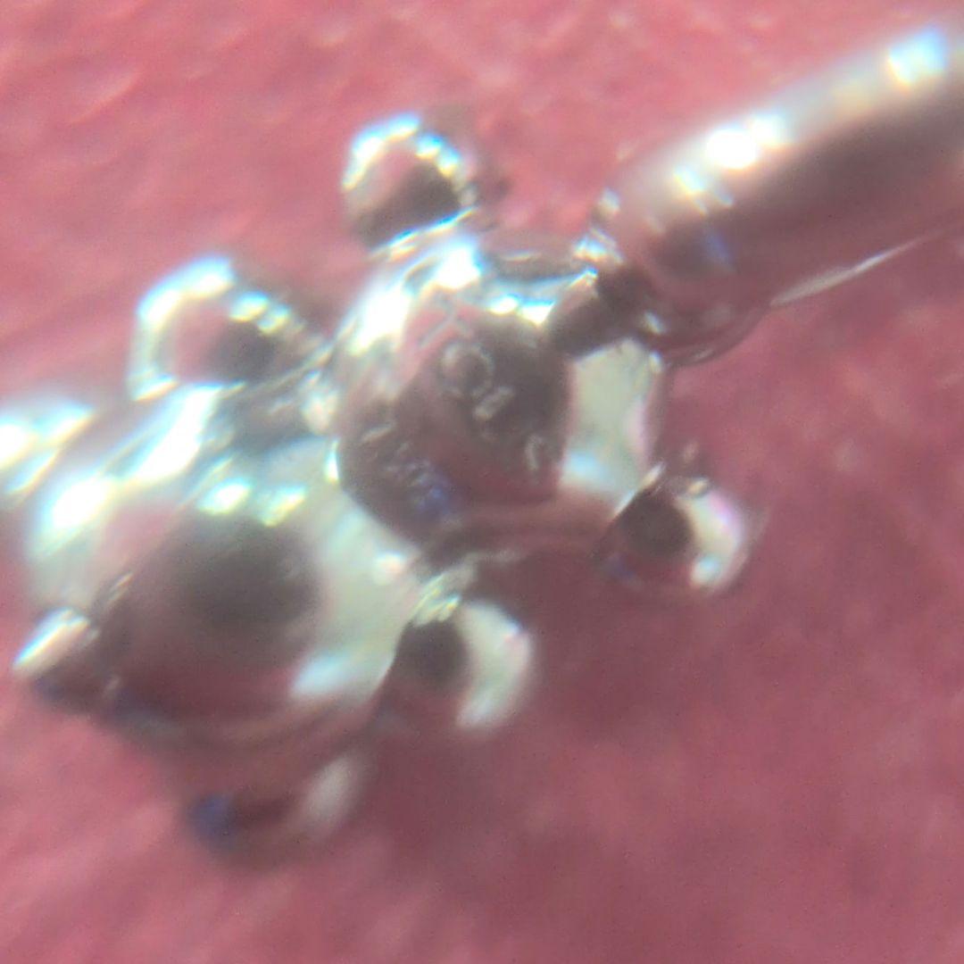 TOUS 750小さく珍しいテディベアチャーム サファイヤ