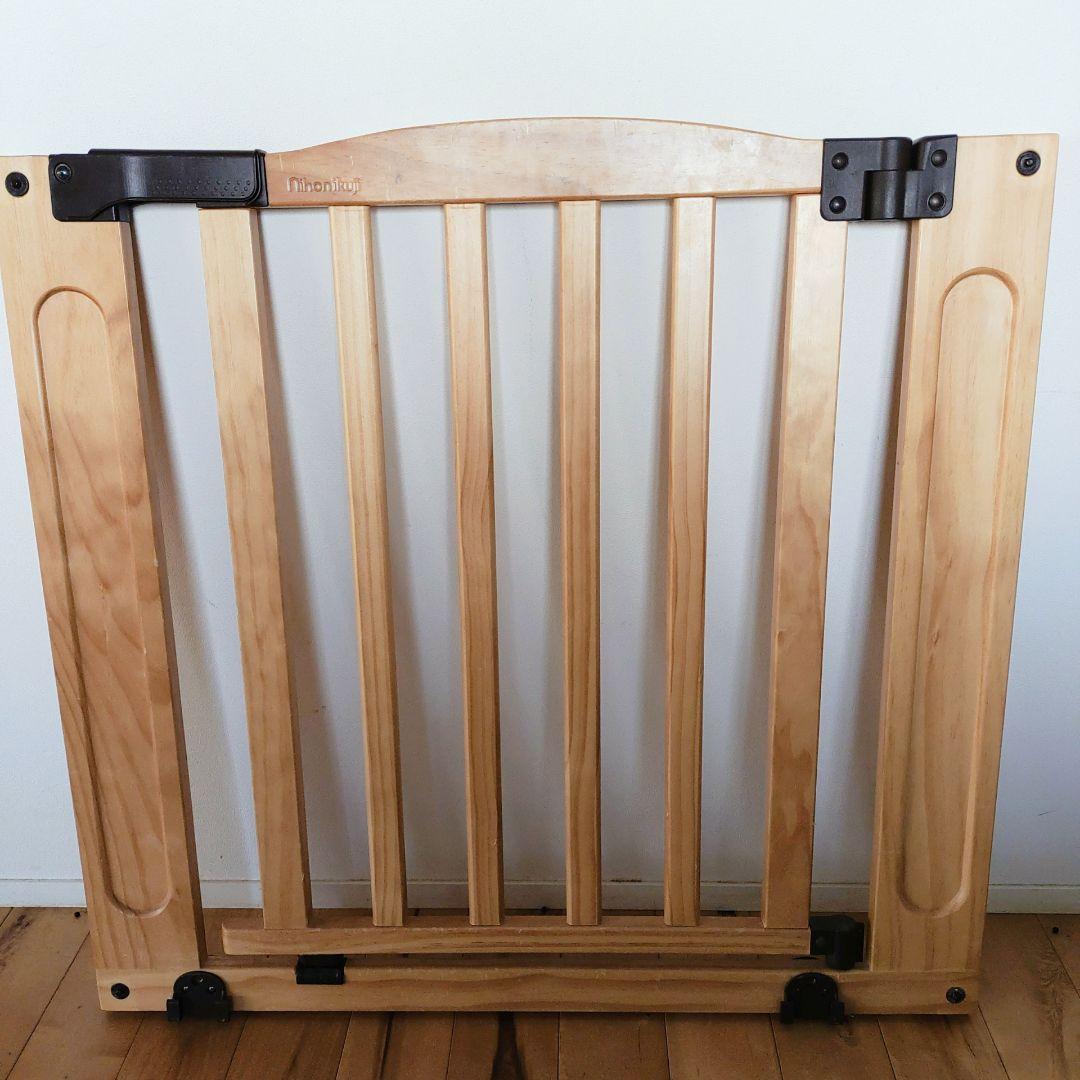 日本育児 おくだけドアーズwoody Lサイズ　拡張パネルで長さ調整OK