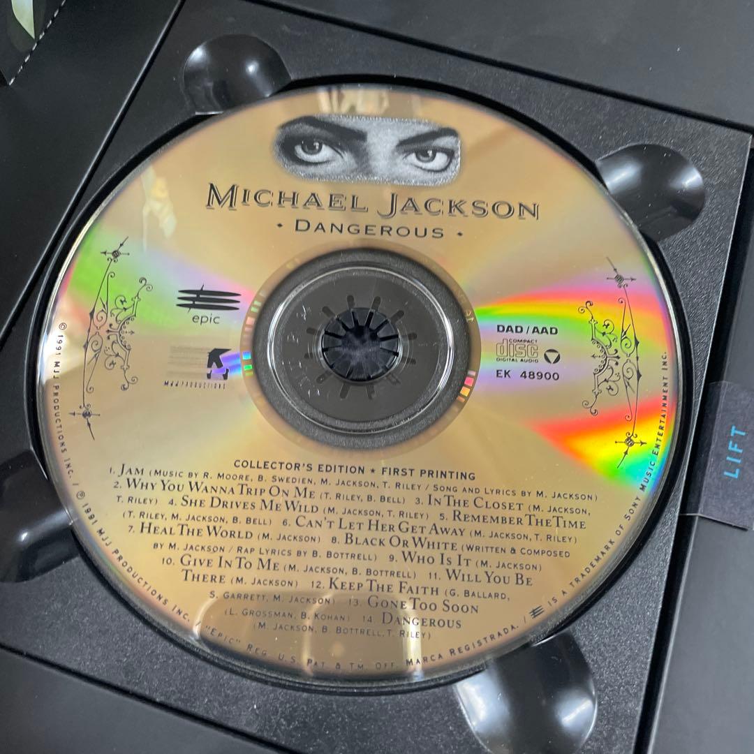 Michael Jackson Dangerous コレクターズ新品10\"CD