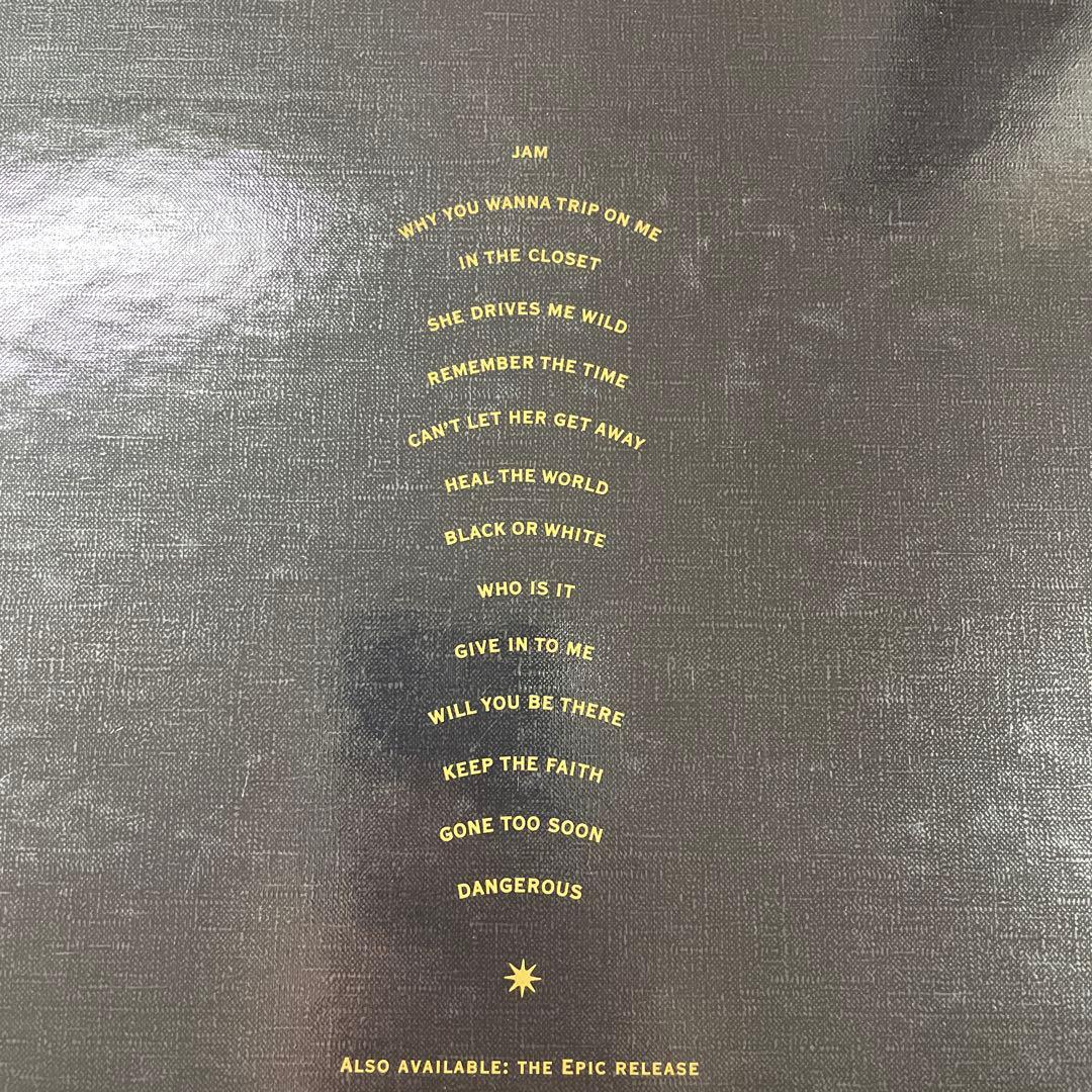 Michael Jackson Dangerous コレクターズ新品10\"CD