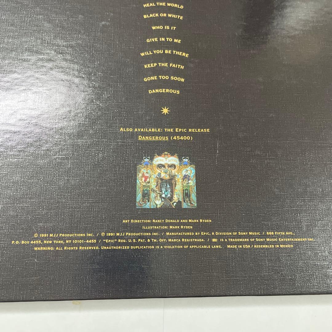 Michael Jackson Dangerous コレクターズ新品10\"CD