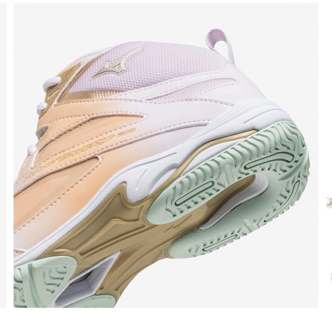 【新品】ミズノウェーブダイバースLG4 限定色　24cm フィットネスシューズ