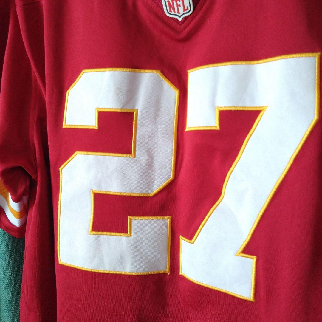 NIKEカンザスシティチーフスHUNT27番アメリカンフットボールジャージXXL