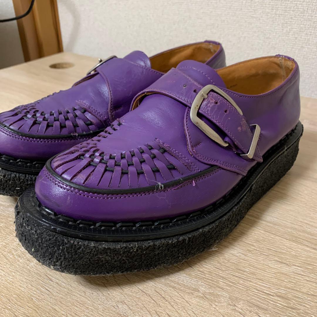 希少 e coxラバーソール(パープル)UK8(中古品)お値引可能