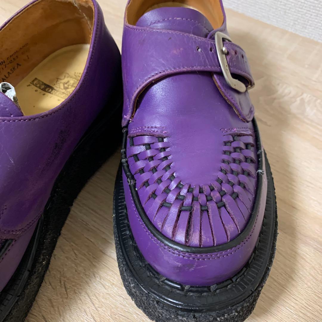 希少 e coxラバーソール(パープル)UK8(中古品)お値引可能