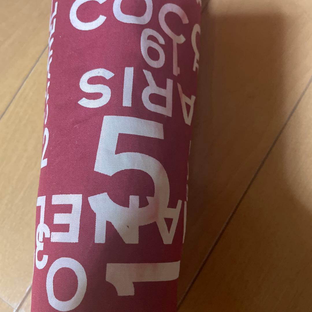 CHANEL バイシーライン折りたたみ傘 レッド