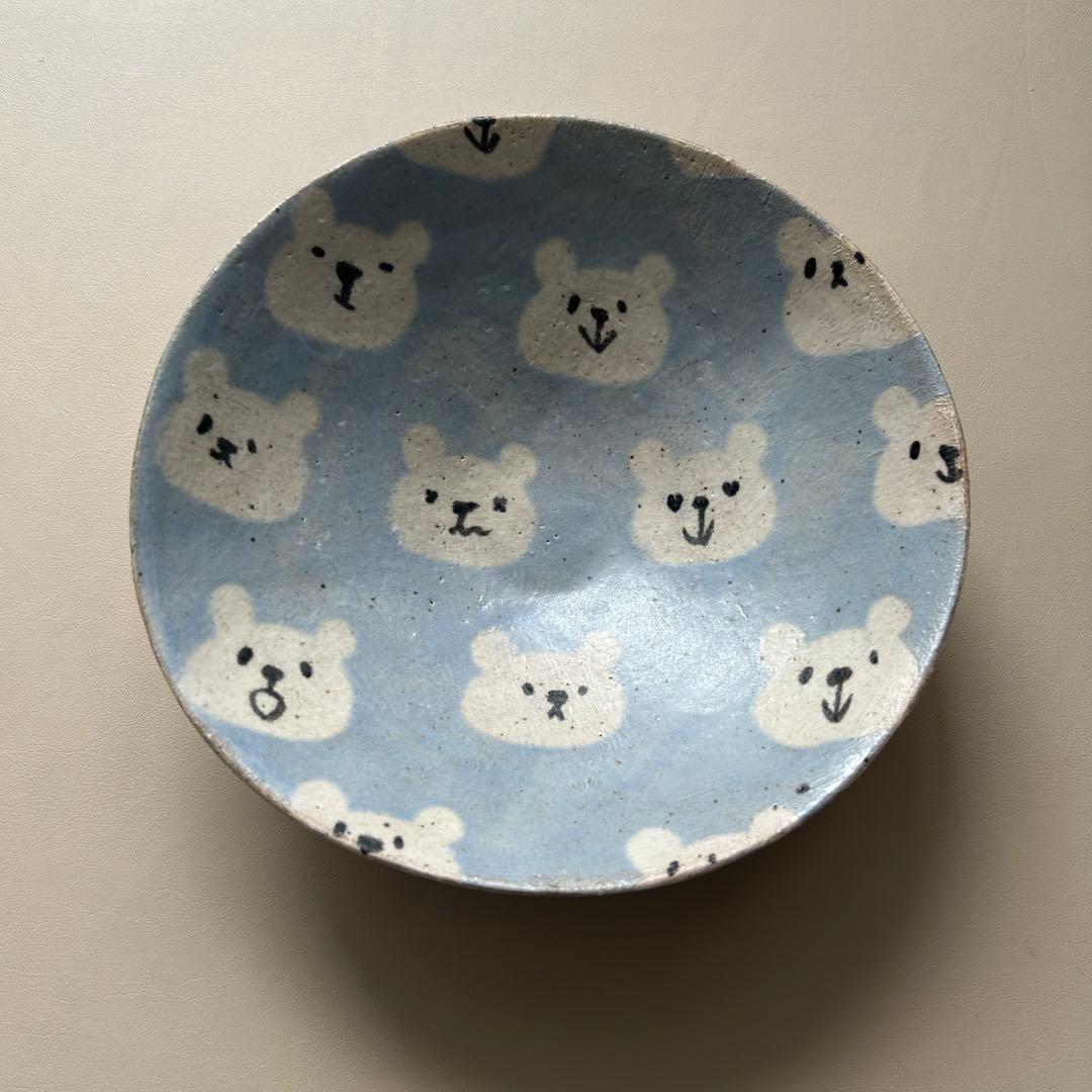 岡村友太郎　鉢　くま　新品未使用