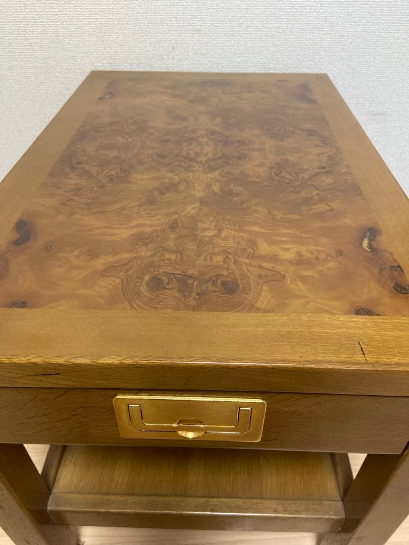 美品　カリモク　ドマーニ　テーブル　机　家具　木製　天然木　デザイン　おしゃれ