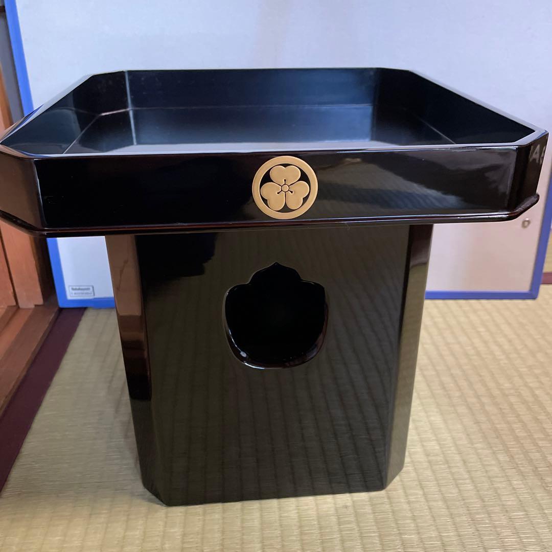 輪島塗り慶塚作　三方